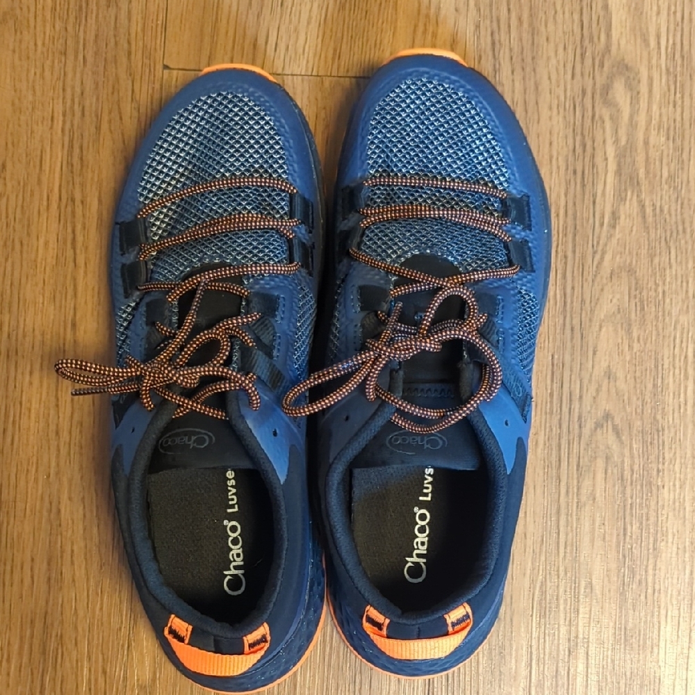 Chaco Men's Athletic Shoes in Blue and Orange